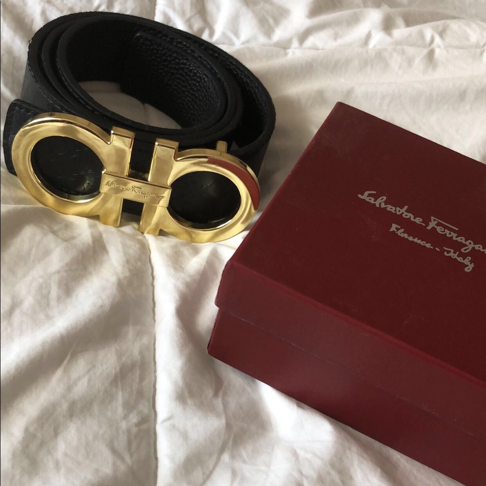 Ferragamo Belt (Black) Sz46